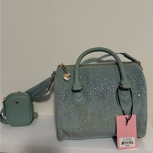 Juicy Couture Mint Satchel and Mini Bag Set